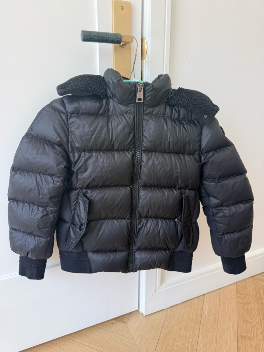 Moncler Kids Black Puffer Jacket